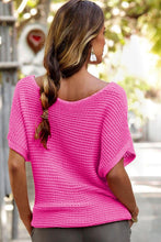 Load image into Gallery viewer, Knit Short Sleeve Sweater