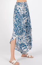 Load image into Gallery viewer, Overlap Front Split Thigh Pants (Blue)