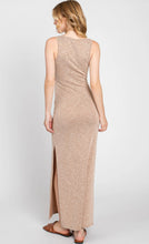 Load image into Gallery viewer, Ribbed Midi Dress with Side Slits