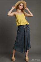Load image into Gallery viewer, Wide Leg Cargo Pants (Denim Gray)