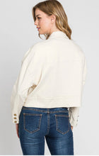 Load image into Gallery viewer, Button Up Cropped Jacket