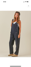 Load image into Gallery viewer, Washed Denim Overall Jumper