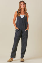 Load image into Gallery viewer, Washed Denim Overall Jumper