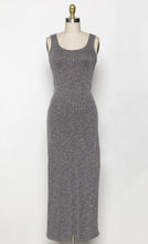 Load image into Gallery viewer, Ribbed Midi Dress with Side Slits