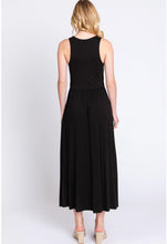 Load image into Gallery viewer, Sleeveless Midi Dress with Side Slit Detail