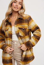 Load image into Gallery viewer, Button Down Flannel Shacket