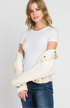 Load image into Gallery viewer, Button Up Cropped Jacket