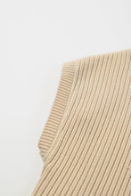 Load image into Gallery viewer, Ribbed Short Sleeve Knit Sweater