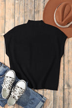 Load image into Gallery viewer, Ribbed Short Sleeve Knit Sweater
