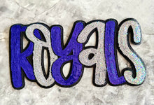 Load image into Gallery viewer, Royals (blue and white) Sequin X-Large Patch