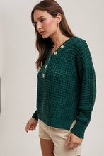 Load image into Gallery viewer, Thermal Henley Sweater