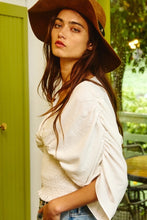 Load image into Gallery viewer, Smocked Waist Dolman Top