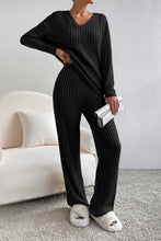 Load image into Gallery viewer, Ribbed Knit Two Piece Set
