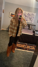 Load image into Gallery viewer, Color Block Plaid Button Down