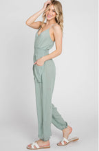 Load image into Gallery viewer, Smocked Waist Jumper with Patch Pockets