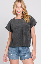 Load image into Gallery viewer, Terry Loose Fit Top with Front Pocket