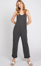 Load image into Gallery viewer, Front Patch Pocket Roll-Up Jumpsuit