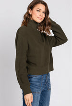 Load image into Gallery viewer, Half Zip Sweater