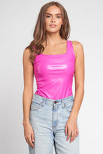 Load image into Gallery viewer, Faux Leather Bodysuit