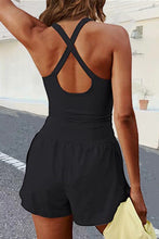 Load image into Gallery viewer, Athletic Romper with Front Cutout