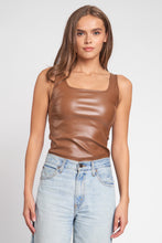 Load image into Gallery viewer, Faux Leather Bodysuit