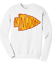 Load image into Gallery viewer, Distressed Kingdom Arrowhead Sweatshirt - Yellow & Red Design
