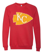 Load image into Gallery viewer, Distressed KC Arrowhead Sweatshirt