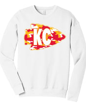 Load image into Gallery viewer, KC Camo Arrowhead Sweatshirt
