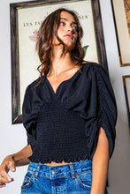 Load image into Gallery viewer, Smocked Waist Dolman Top