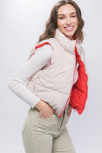 Load image into Gallery viewer, Reversible Puffer Vest