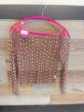 Load image into Gallery viewer, Mesh Pearl Top