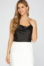 Load image into Gallery viewer, Cowl Neck Cami Bodysuit