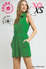 Load image into Gallery viewer, Luxeknit Mini Dress w/Drawstring Tie (Kelly Green)