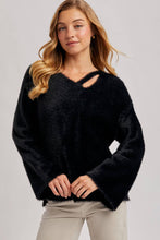 Load image into Gallery viewer, STRAPPY FRONT FUZZY PULLOVER