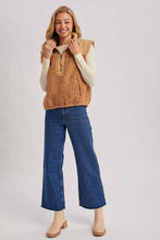 Load image into Gallery viewer, SHERPA CONTRAST HIGH STAND COLLAR VEST