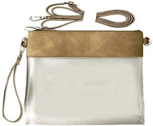 Load image into Gallery viewer, Game Day Clear Crossbody Bag/Clutch