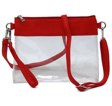 Load image into Gallery viewer, Game Day Clear Crossbody Bag/Clutch