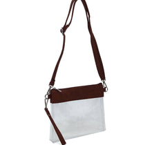 Load image into Gallery viewer, Game Day Clear Crossbody Bag/Clutch