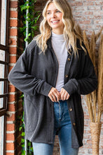 Load image into Gallery viewer, Ribbed Shacket w/Pockets