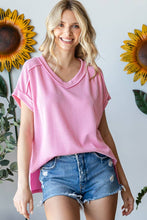 Load image into Gallery viewer, V-Neck Solid Twist Rib Women's Knit Top