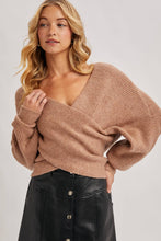 Load image into Gallery viewer, CROSSOVER RIBBED PULLOVER