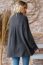 Load image into Gallery viewer, Ribbed Shacket w/Pockets