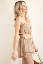 Load image into Gallery viewer, Strapless Ruffled Romper