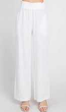 Load image into Gallery viewer, Linen White Pants