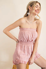 Load image into Gallery viewer, Strapless Ruffled Romper