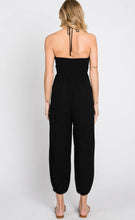 Load image into Gallery viewer, Deep V-Neck Jogger Style Jumpsuit