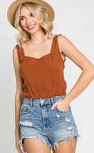 Load image into Gallery viewer, Squared Neck Sleeveless Top