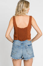 Load image into Gallery viewer, Squared Neck Sleeveless Top