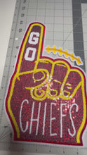 Load and play video in Gallery viewer, Go Chiefs Sequin X-Large Patch