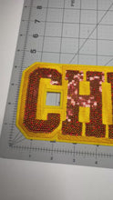 Load and play video in Gallery viewer, Chiefs Sequin X-Large Patch